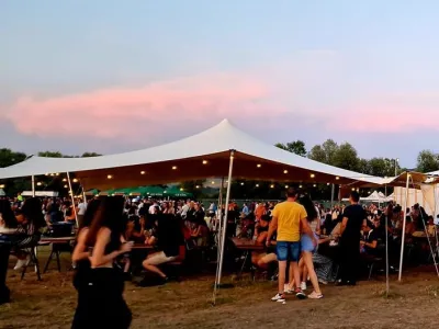 Large Tent Rental for a Trasylvanian Music Festival